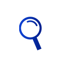 虫眼鏡のアイコン